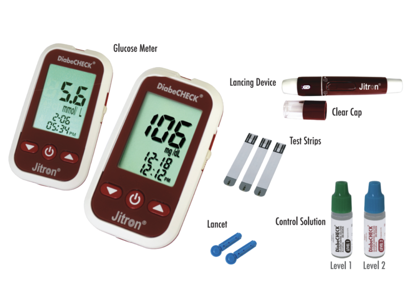 Jitron DiabeCHECK Blood Glucose Monitoring System